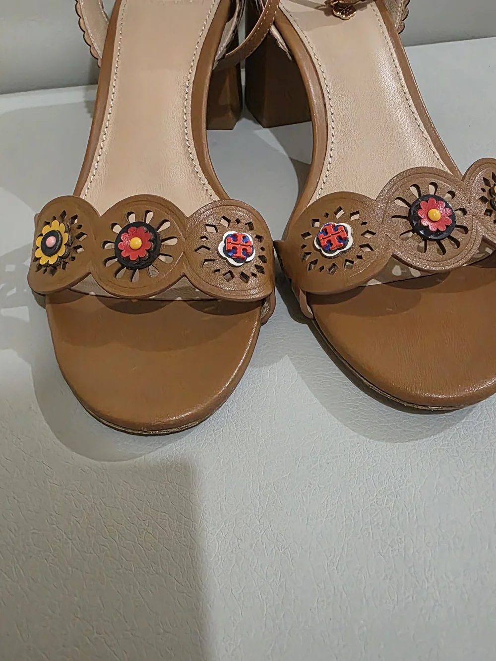 Tory Burch brown leather